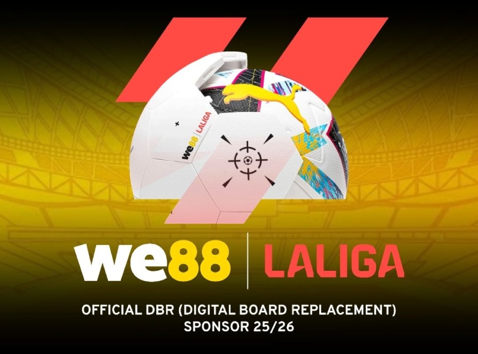 WE88 ผู้สนับสนุน LALIGA Official DBR Sponsor ฤดูกาล 25/26